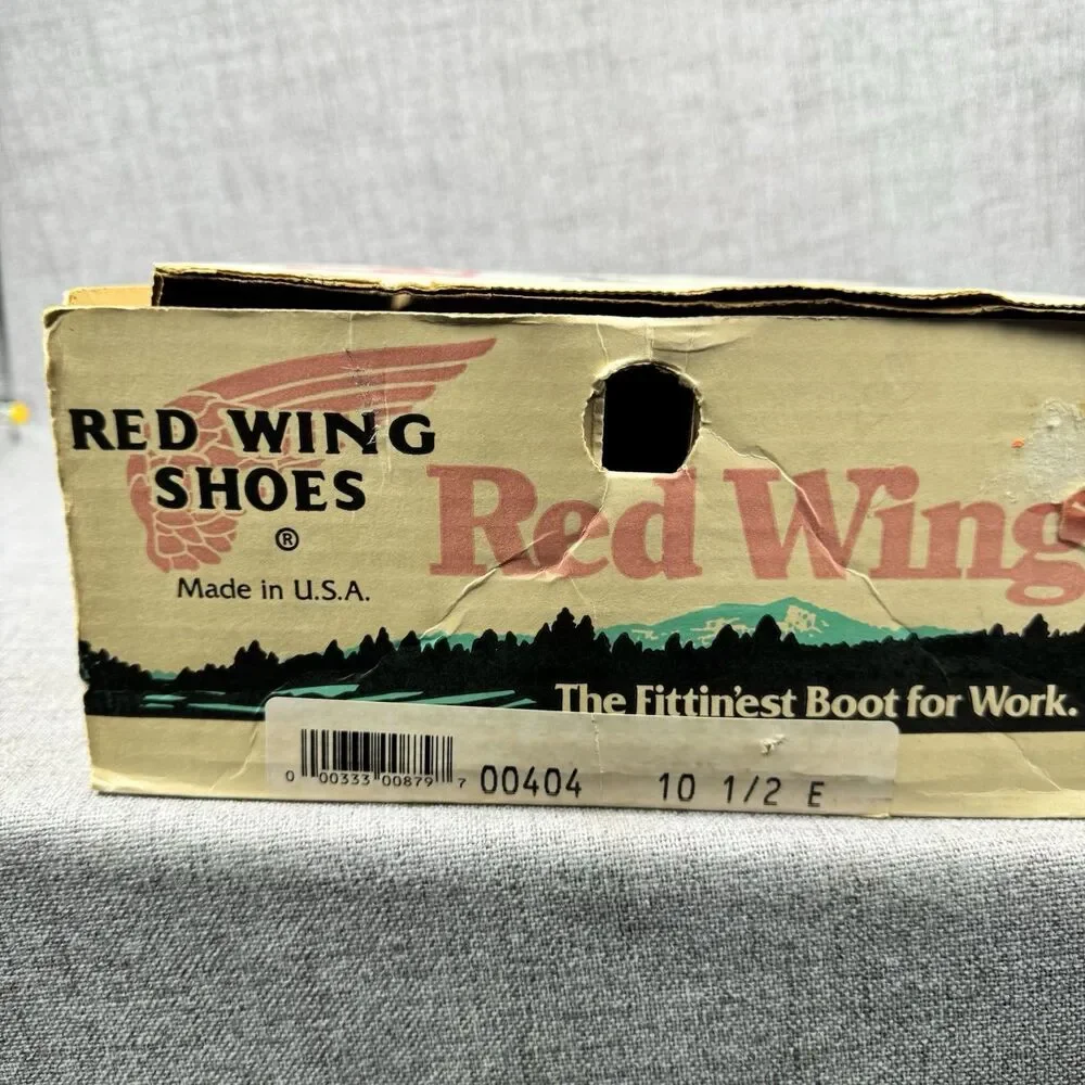 Red Wing Boots Men's 10.5 E 404 Supersole Leather Work Vintage